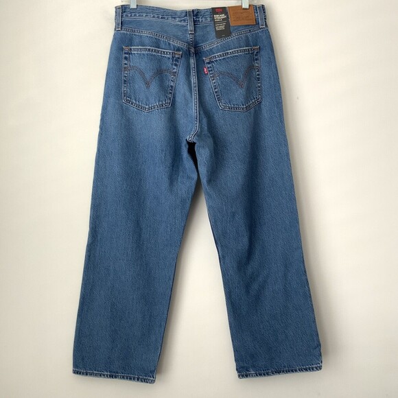 Levi’s Premium Jeans Blue Ribcage Straight Leg Ankle 31 - Picture 2 of 12